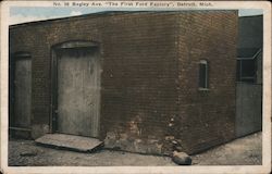 "The First Ford Factory", Detroit, Mich. Michigan Postcard Postcard Postcard