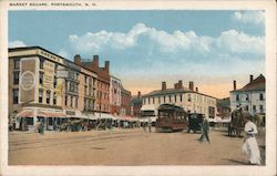 Market Square Portsmouth, NH Postcard Postcard Postcard