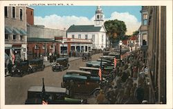 Main Street, Littleton, White Mountains Postcard