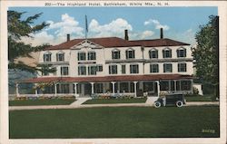 The Highland Hotel, White Mts., N.H. Postcard
