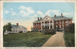 The Hospital and Remick Nurses' Home Littleton, NH Postcard Postcard Postcard