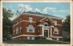 Public Library Postcard