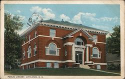 Public Library Littleton, NH Postcard Postcard Postcard