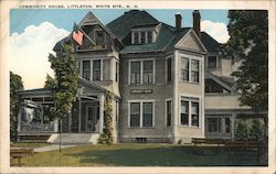 Community House, Littleton, White Mts. Postcard