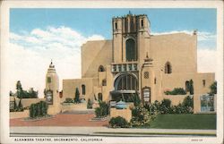 Alhambra Theatre, Sacramento, California Postcard