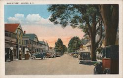 Main Street, Hunter, N.Y. New York Postcard Postcard Postcard