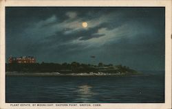 Plant Estate, By Moonlight: Eastern Point Groton, CT Postcard Postcard Postcard