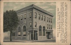 Building of the St. Luke Penny Savings Bank Postcard