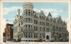 Scottish Rite Temple, Wichita, Kansas Postcard