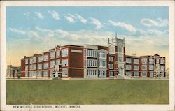 New Wichita High School, Wichita, Kansas Postcard