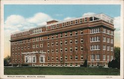 Wesley Hospital Postcard