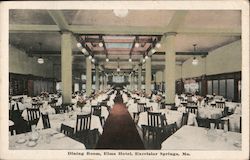 Dining Room, Elms Hotel Excelsior Springs, MO Postcard Postcard Postcard