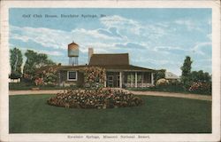 Golf Club House Excelsior Springs, MO Postcard Postcard Postcard