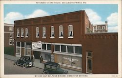 Petersen's Bath House, Excelsior Springs, Mo. Postcard