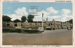 Cottage Terrace Leavenworth, KS Postcard Postcard Postcard