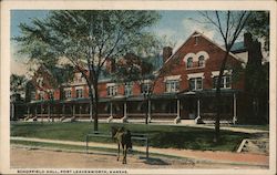 Schoffield Hall Fort Leavenworth, KS Postcard Postcard Postcard