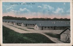 Cantonments, Ft. Leavenworth, Kans. Fort Leavenworth, KS Postcard Postcard Postcard