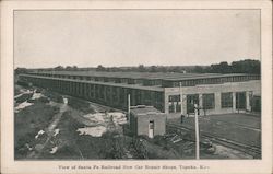 View of Santa Fe Railroad New Car Repair Shops Topeka, KS Postcard Postcard Postcard