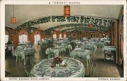 A "Sweet" Hotel - Hotel Kansan Roof Garden Postcard