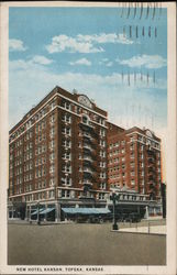 New Hotel Kansan, Topeka, Kansas Postcard