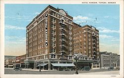 Hotel Kansan, Topeka, KS Kansas Postcard Postcard Postcard