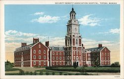 Security Benefit Association Hospital, Topeka, Kansas Postcard