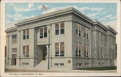 City Hall, Albuquerque, N. Mex. Postcard
