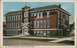 St. Patrick's School, North Platte, Nebr. Nebraska Postcard Postcard Postcard