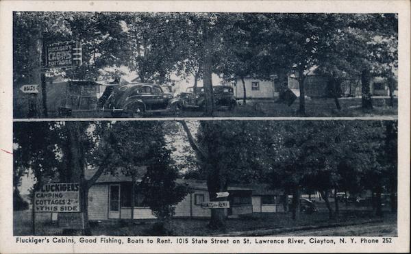 Fluckinger's Cabins St. Lawrence River Clayton New York