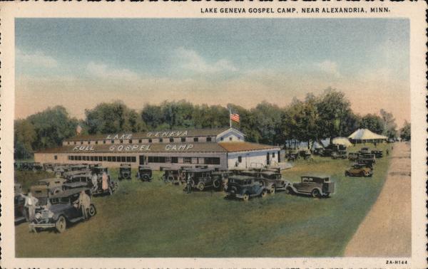 Lake Geneva Gospel Camp Alexandria Minnesota Curt Teich