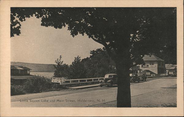 Little Squam Lake and Main Street Holderness New Hampshire