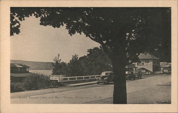 Little Squam Lake and Main Street Holderness New Hampshire