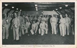 Interior of Typical Post Exchange Indiantown Gap, PA Postcard Postcard Postcard