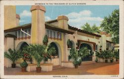 Entrance to the Trocadero at Elitch Gardens Postcard