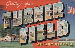 Greetings from Turner Field, Albany, Georgia Postcard Postcard Postcard