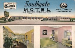 Southgate Motel Enid, OK Postcard Postcard Postcard