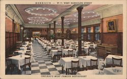 Henrici's Restaurant Postcard
