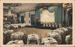 The Empire Room of the Palmer House in Chicago Illinois Postcard Postcard Postcard