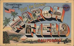 Greetings From March Field Postcard