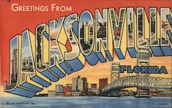 Greetings From Jacksonville, Florida Postcard