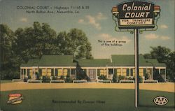 Colonial Court Postcard