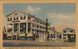 The Ashworth Hotel, Hampton Beach, N.H., Mr. and Mrs. Ralph A. Moulton, Prop. New Hampshire Postcard Postcard Postcard