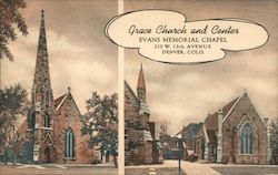 Grace Church and Center Postcard