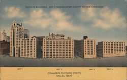 Santa Fe Buildings, Unit 1 Headquarters Eigth Service Comand Postcard