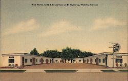 Max Motel Wichita, KS Postcard Postcard Postcard