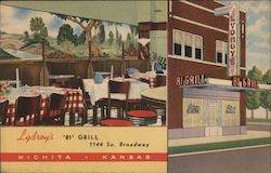 Lydroy’s 81 Grille Wichita, KS Postcard Postcard Postcard