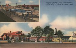 Laurel Lodge Hotel Courts Postcard