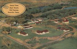Aerial View Boys' Rand, Old Tascosa Postcard