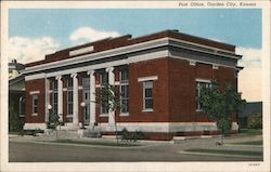 Post Office Garden City, KS Postcard Postcard Postcard