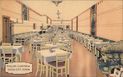 Phillips Cafeteria Sioux City, IA Postcard Postcard Postcard